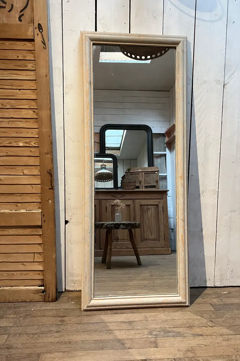 Ancien miroir patiné début 20ème
