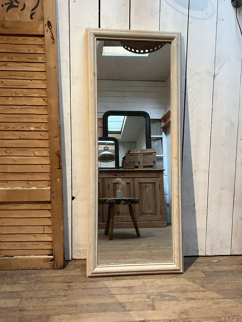 Ancien miroir patiné début 20ème
