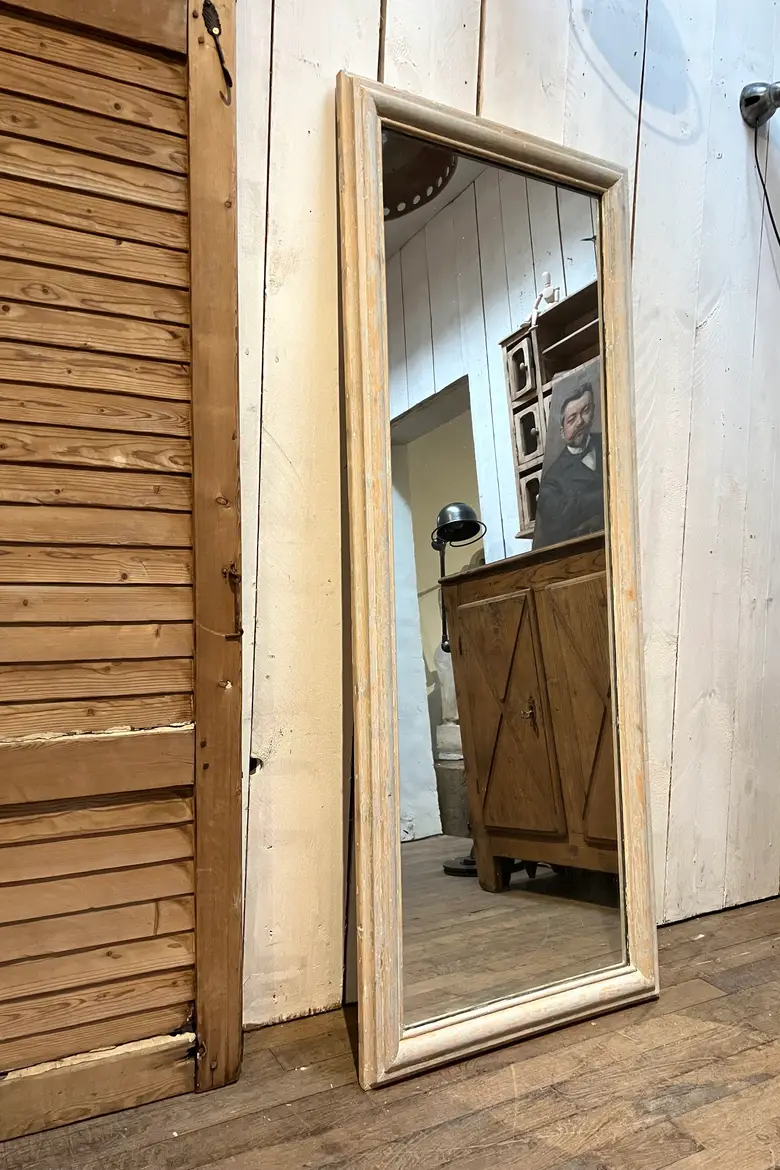 Ancien miroir patiné début 20ème