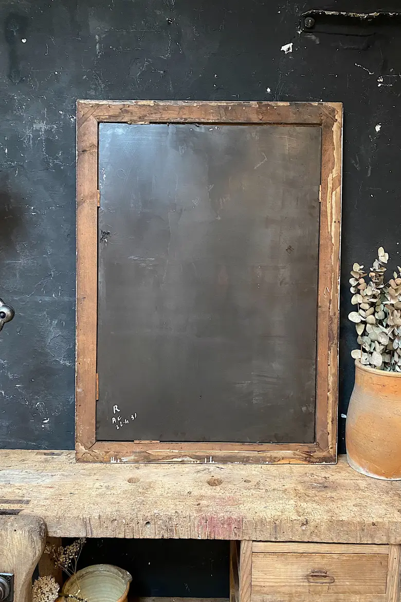 Ancien miroir patiné Début XXème
