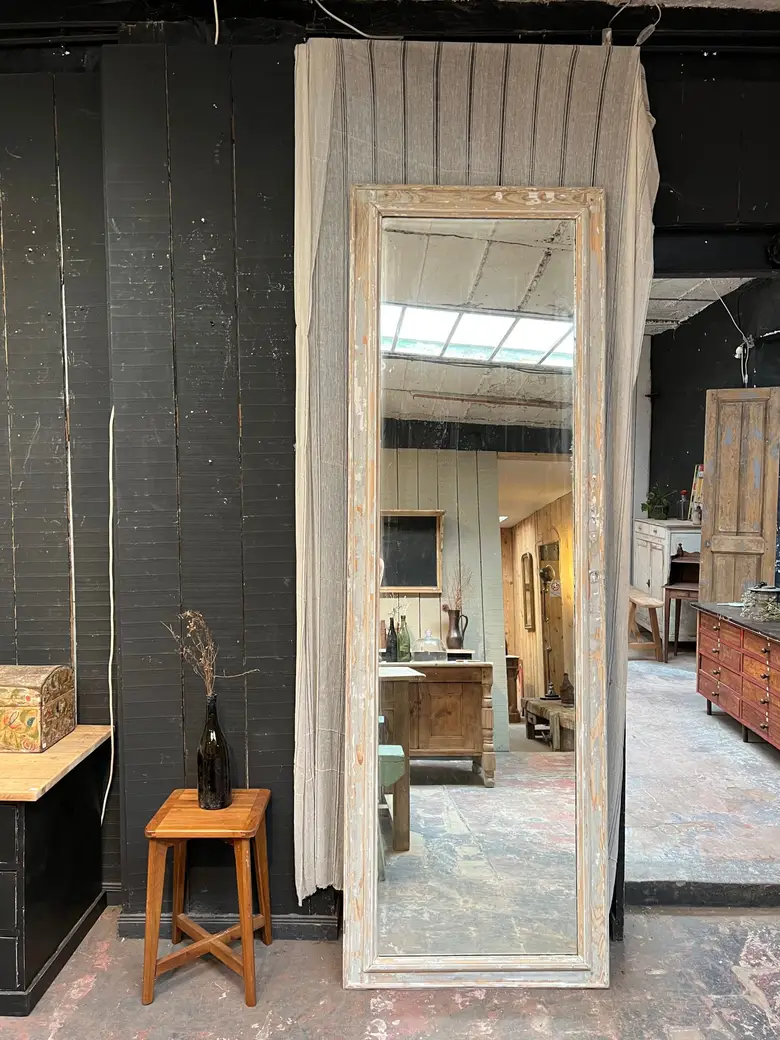 Ancien miroir patiné Début XXème