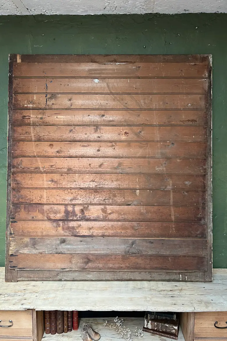 Ancien miroir patiné Début XXème