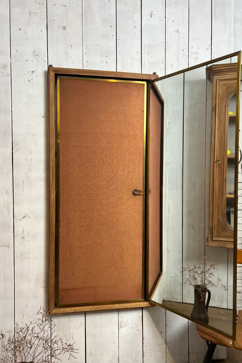 Ancien miroir triptyque Brot
