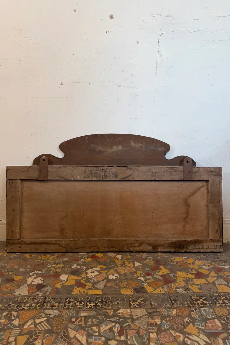 Ancien panneau d’affichage de carrossier