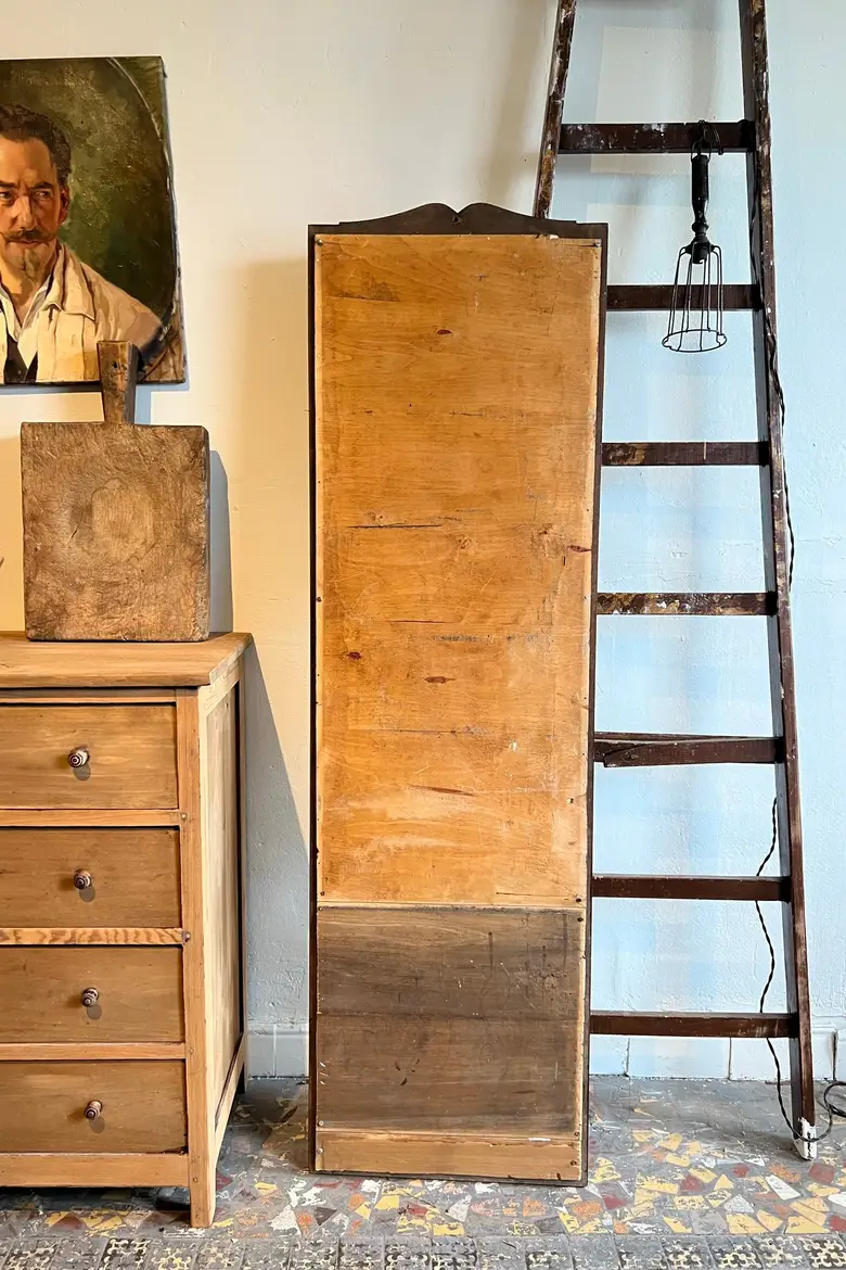 Ancien panneau d’affichage en bois Début XXème