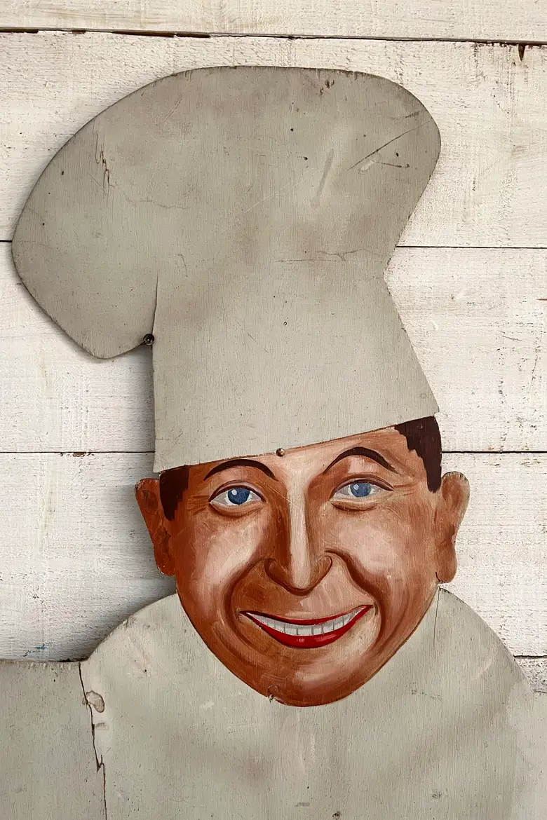 Ancien panneau de restaurant Années 30