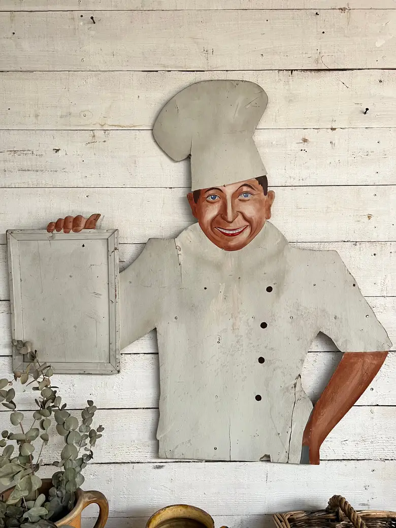 Ancien panneau de restaurant Années 30