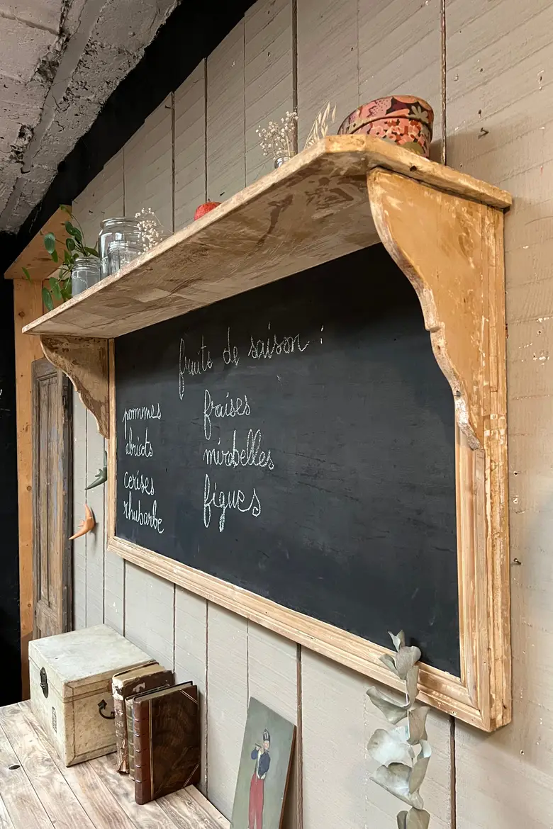 Ancien panneau en bois Début XXème