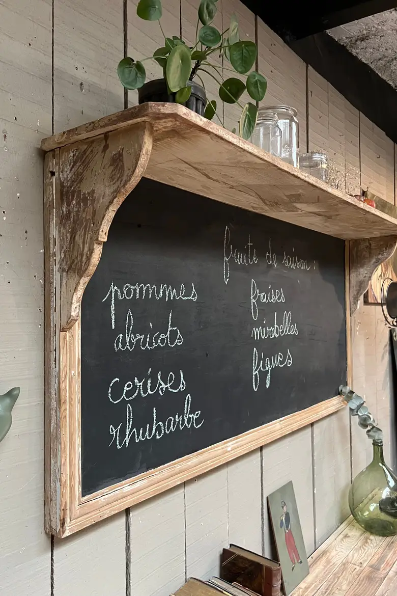 Ancien panneau en bois Début XXème