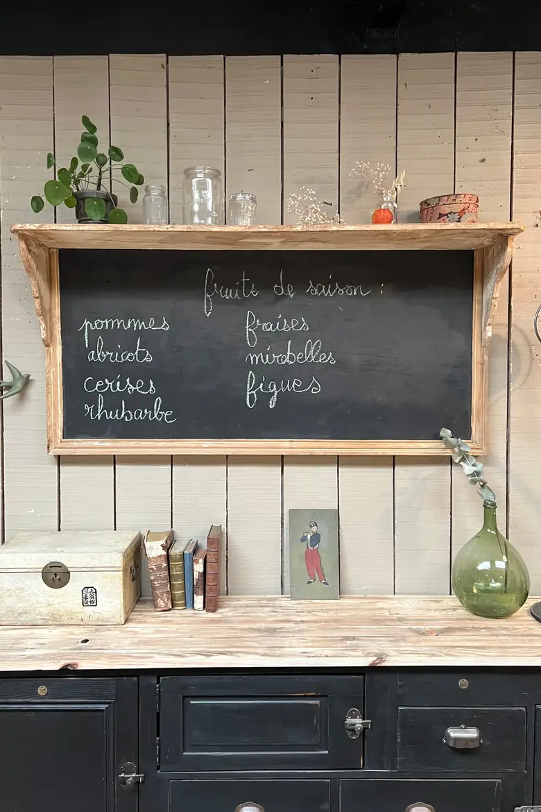 Ancien panneau en bois Début XXème