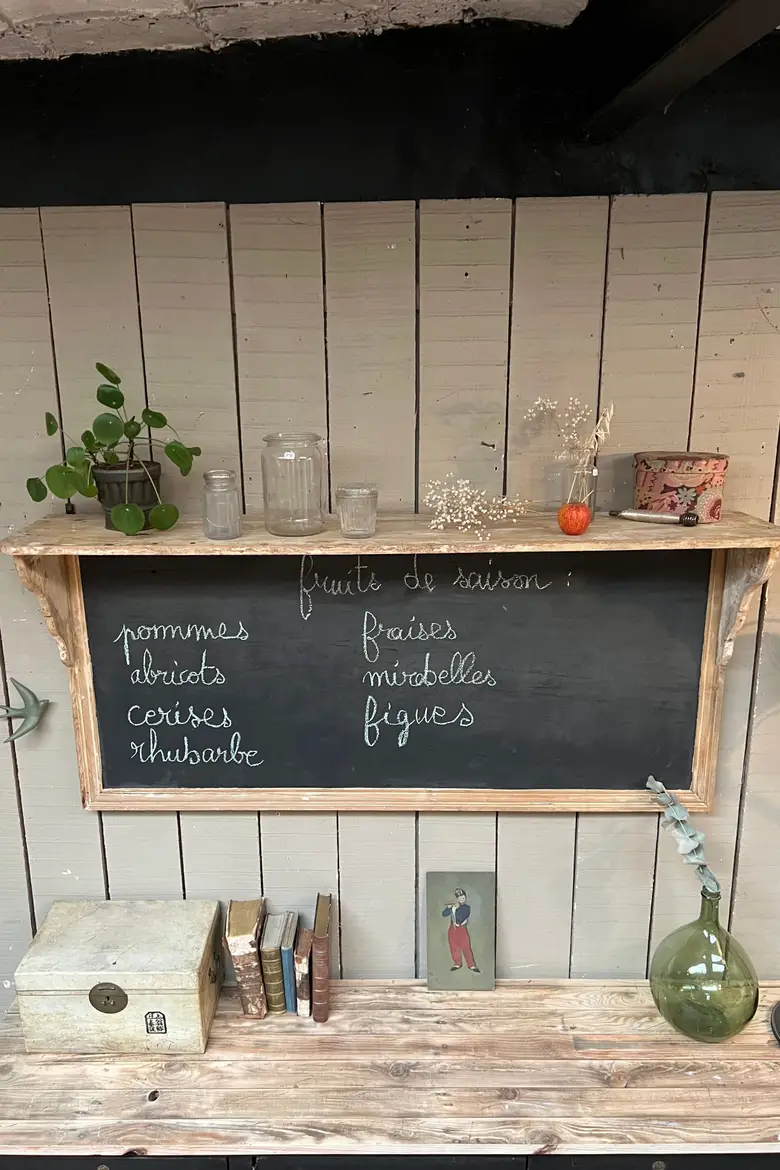 Ancien panneau en bois Début XXème