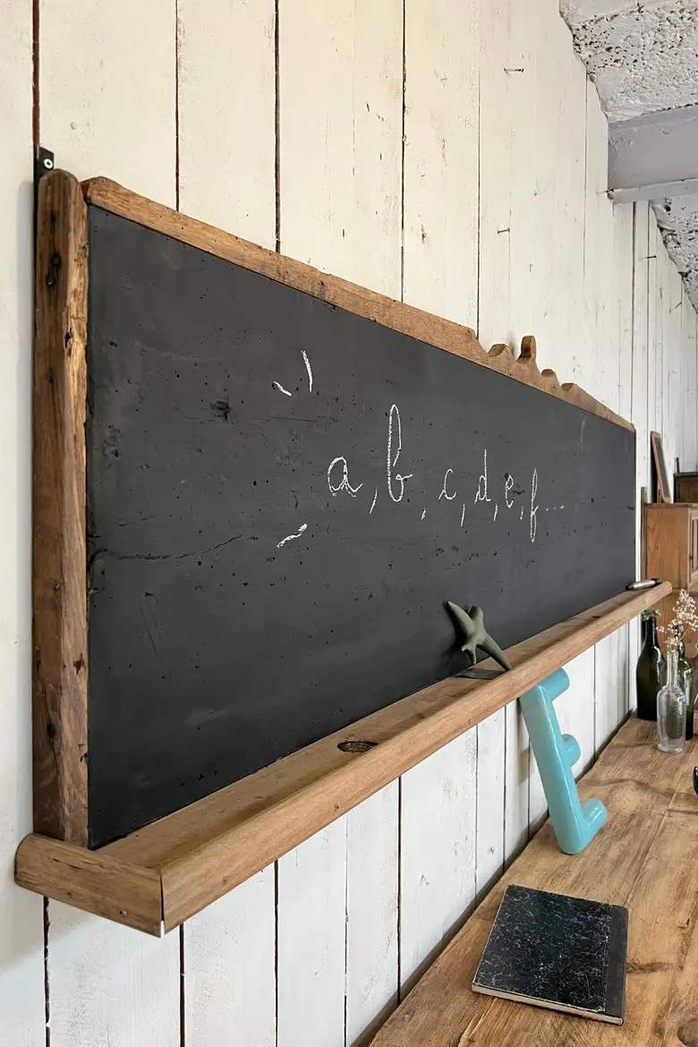 Ancien panneau en bois Début XXème