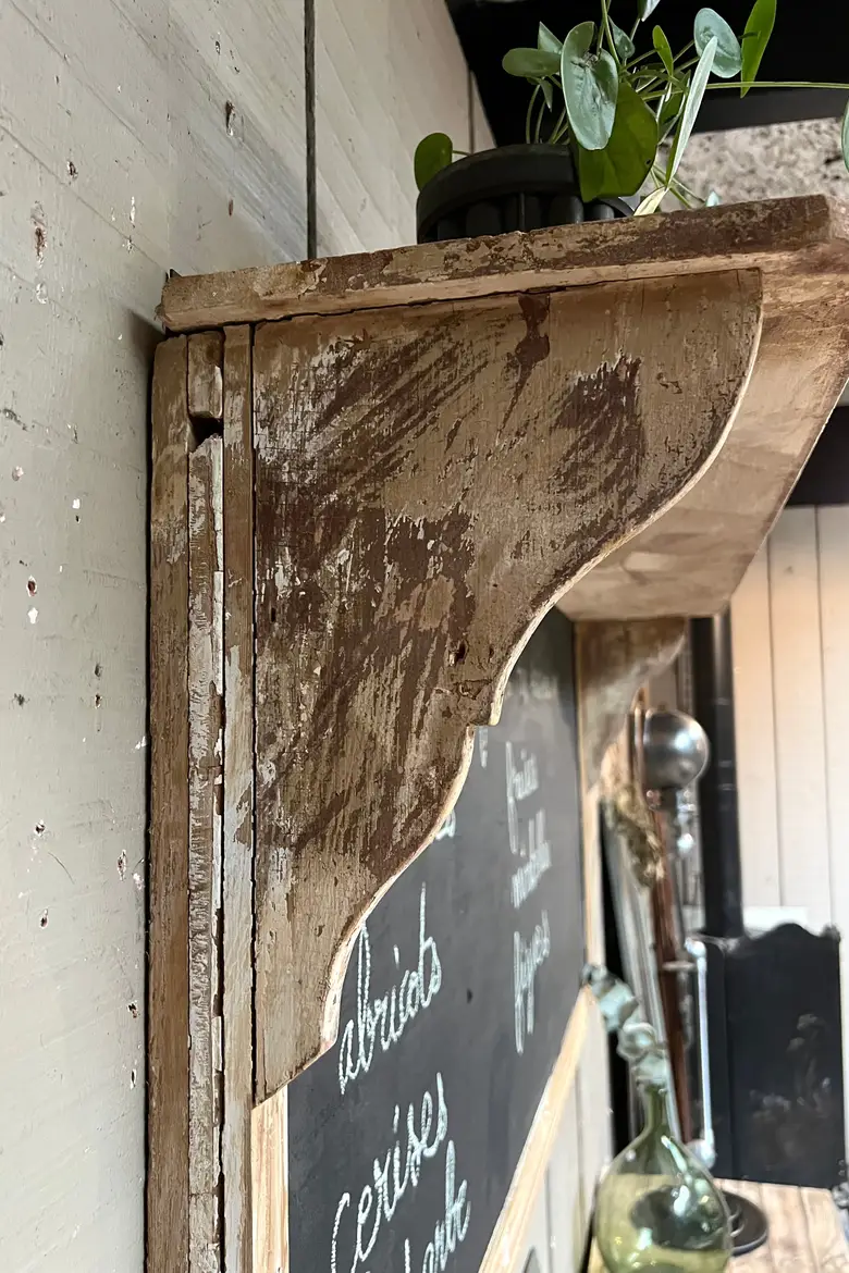 Ancien panneau en bois Début XXème