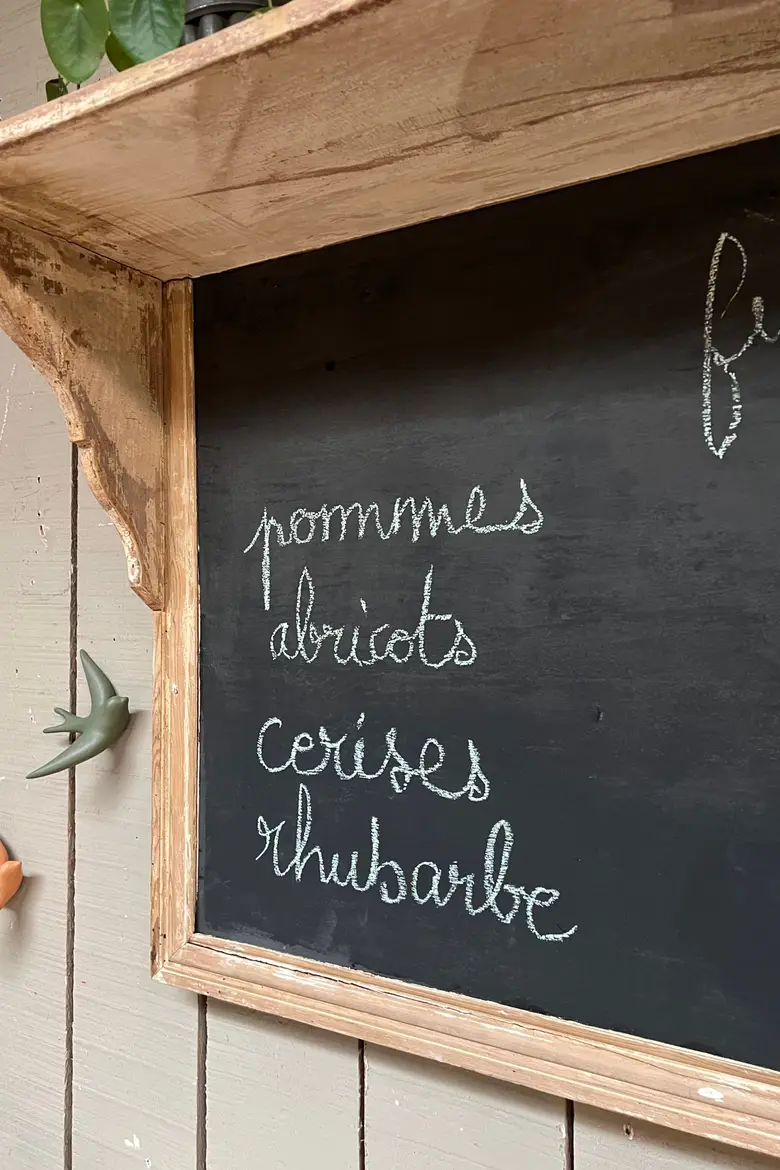 Ancien panneau en bois Début XXème