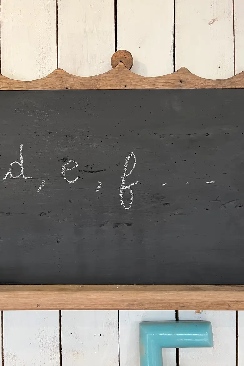 Ancien panneau en bois Début XXème