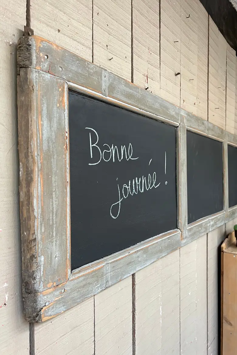 Ancien panneau/tableau en bois