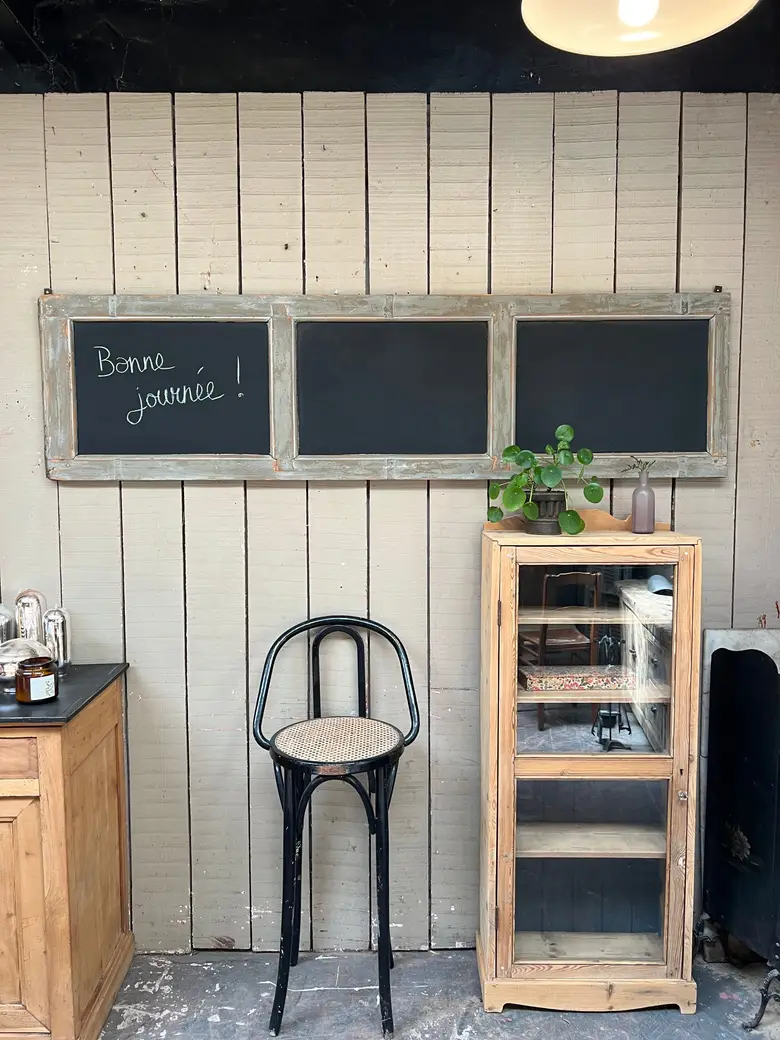 Ancien panneau/tableau en bois