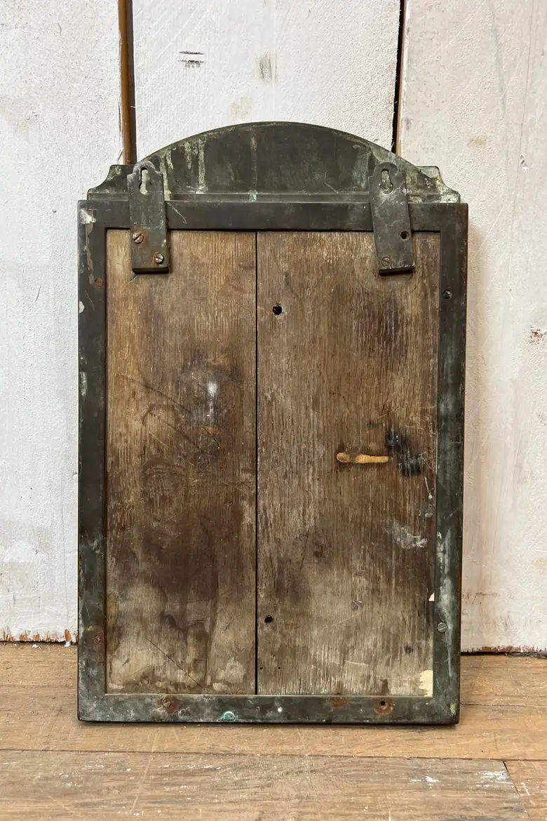 Ancien porte menu en laiton Début XXème