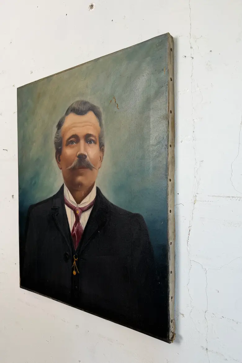 Portrait d’ancêtre – début XXe — Ancien portrait d’ancêtre