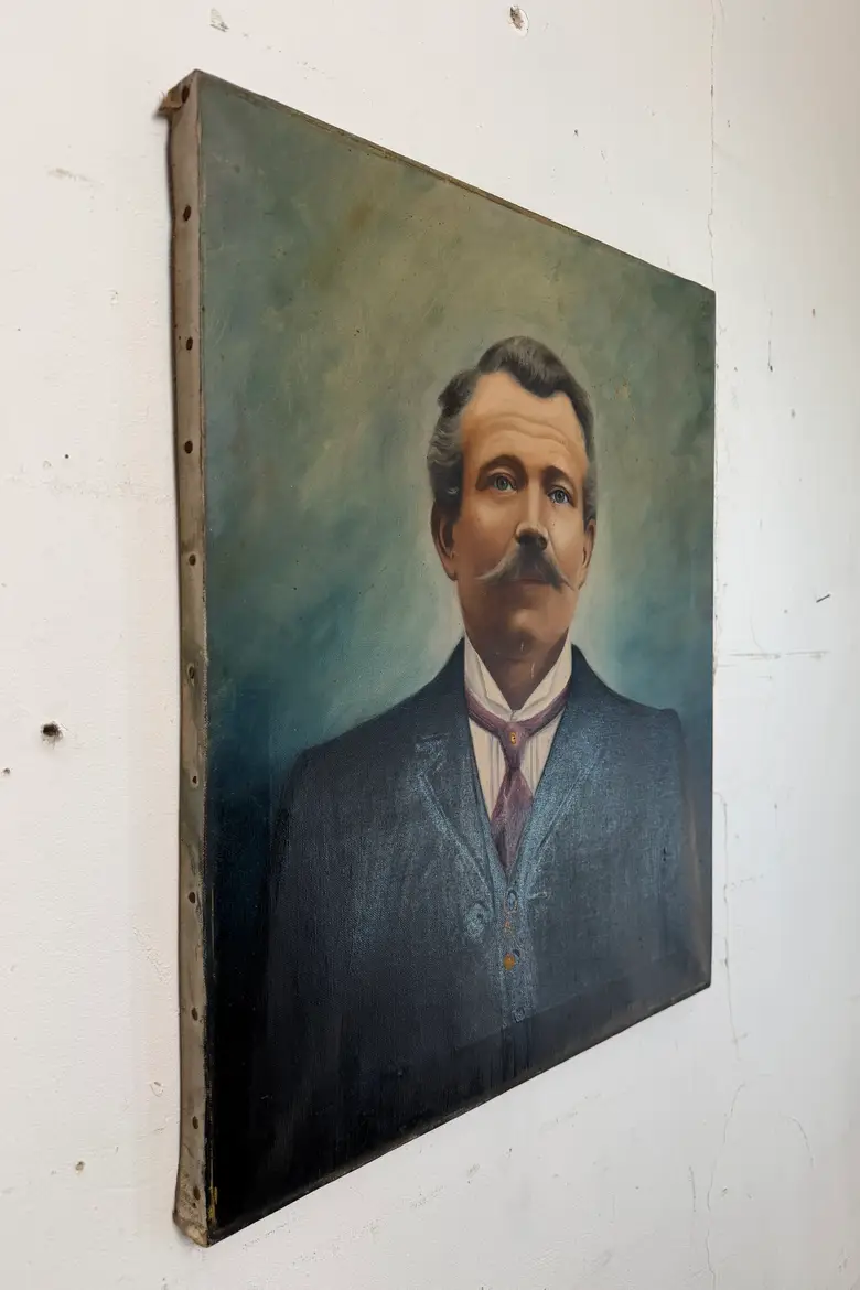 Portrait d’ancêtre – début XXe — Ancien portrait d’ancêtre