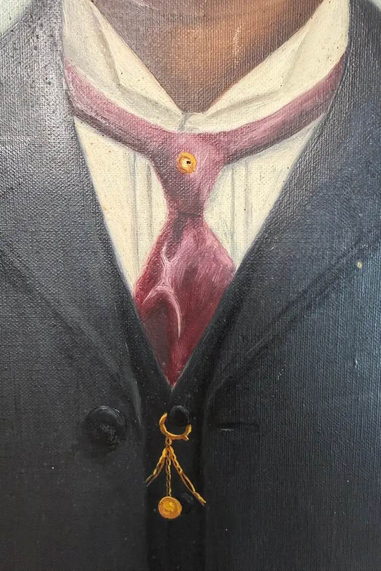 Portrait d’ancêtre – début XXe — Ancien portrait d’ancêtre