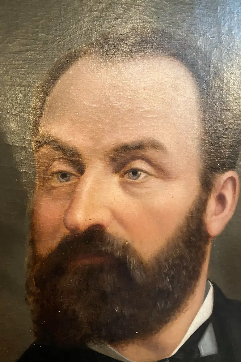 Ancien portrait d’ancêtre Début XXème