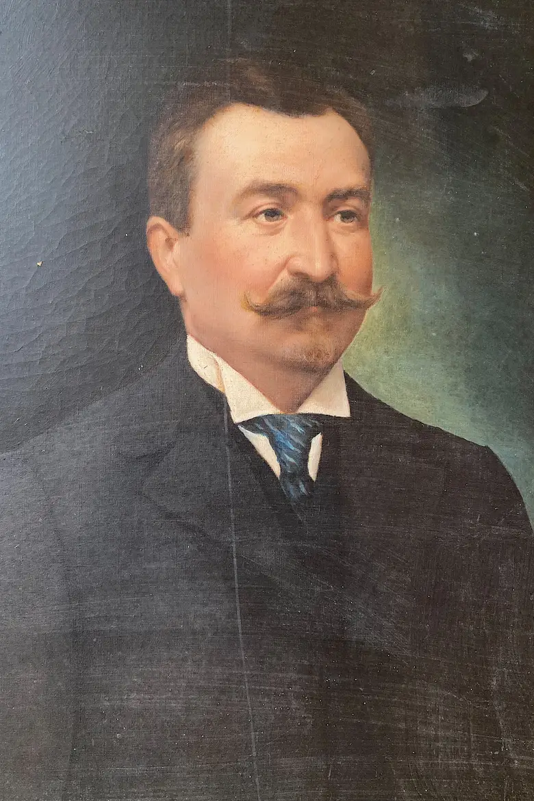 Ancien portrait d’ancêtre Début XXème