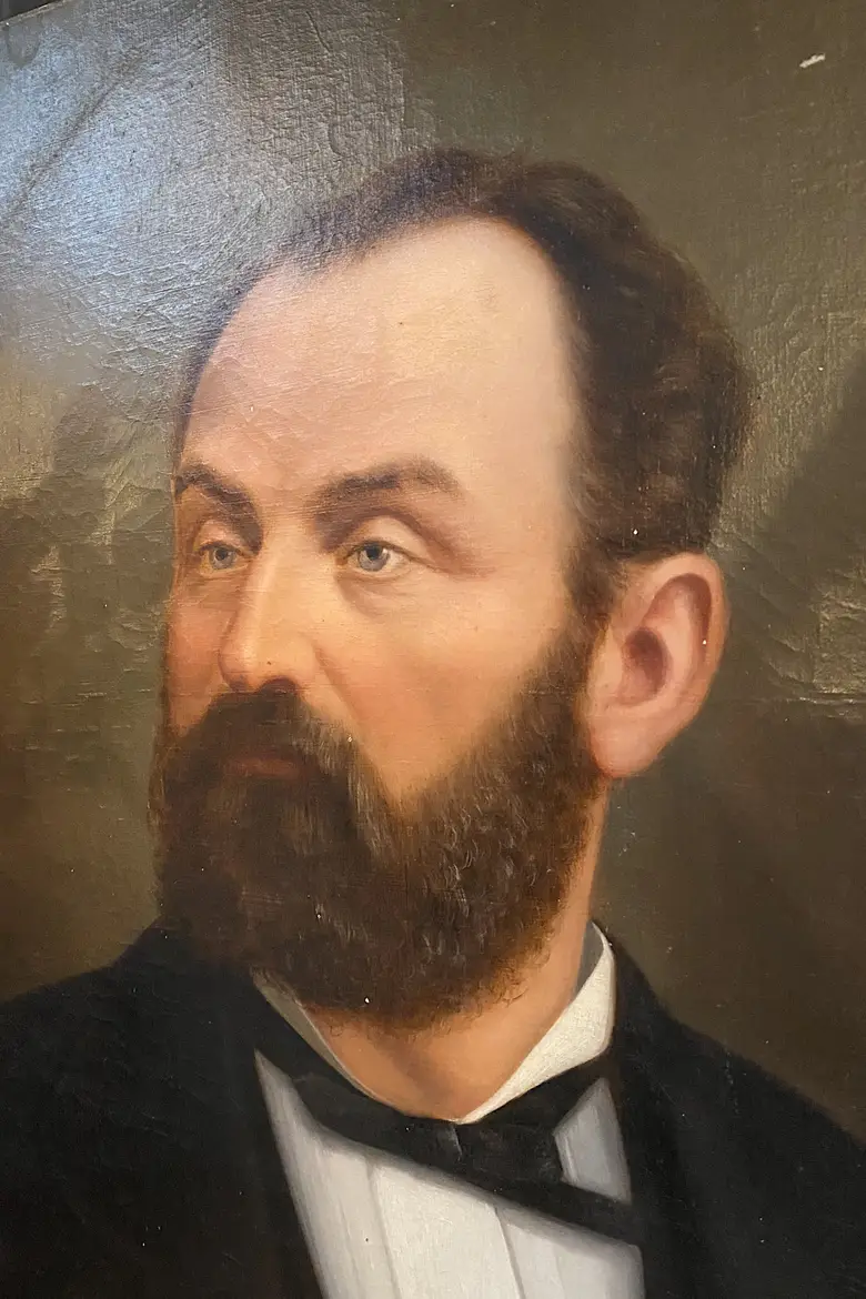 Ancien portrait d’ancêtre Début XXème