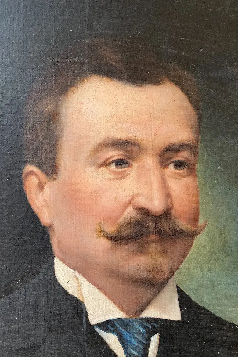 Ancien portrait d’ancêtre Début XXème
