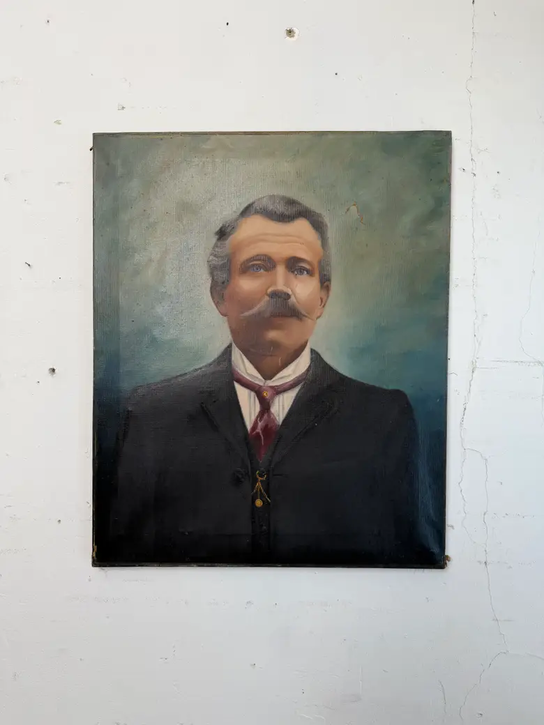 Portrait d’ancêtre – début XXe — Ancien portrait d’ancêtre