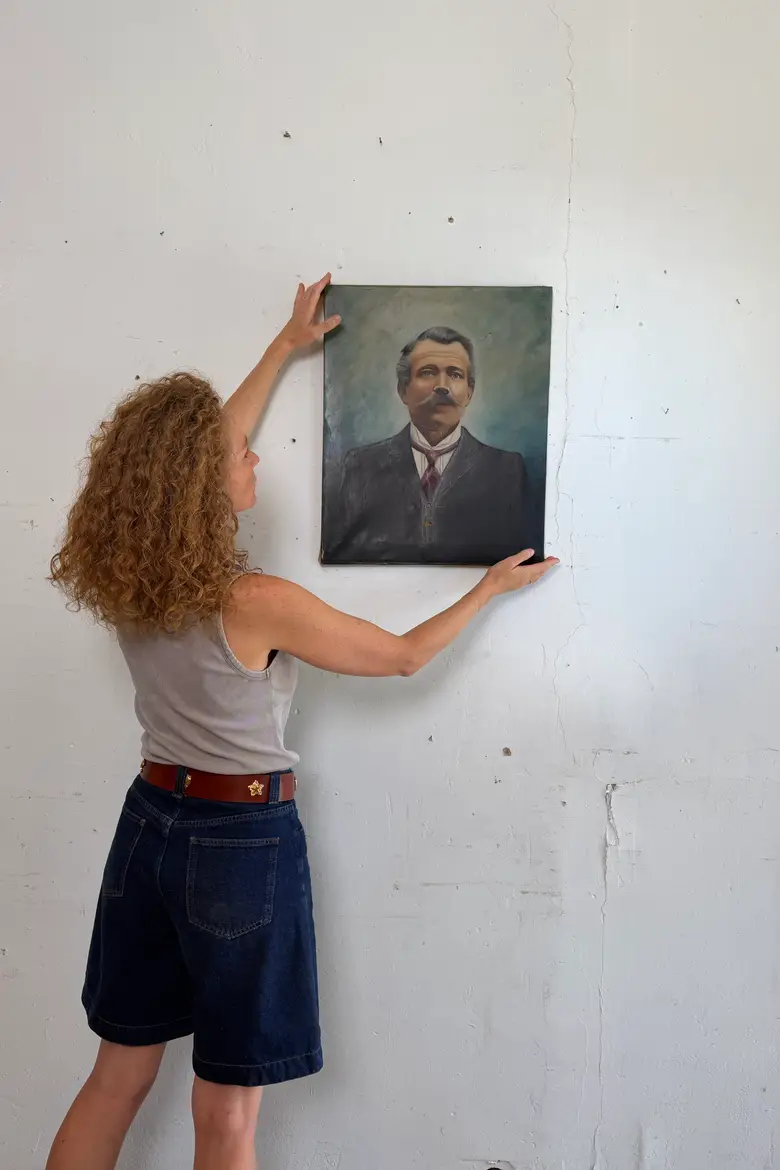 Portrait d’ancêtre – début XXe — Ancien portrait d’ancêtre
