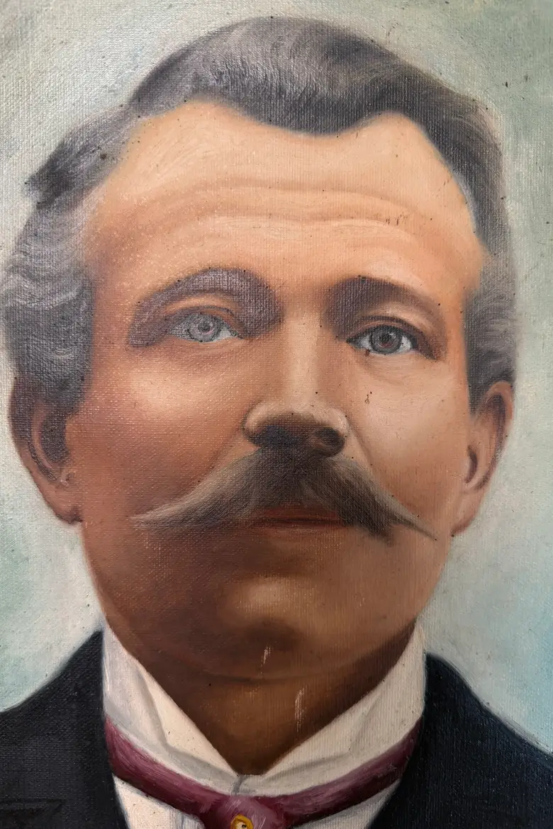 Portrait d’ancêtre – début XXe — Ancien portrait d’ancêtre