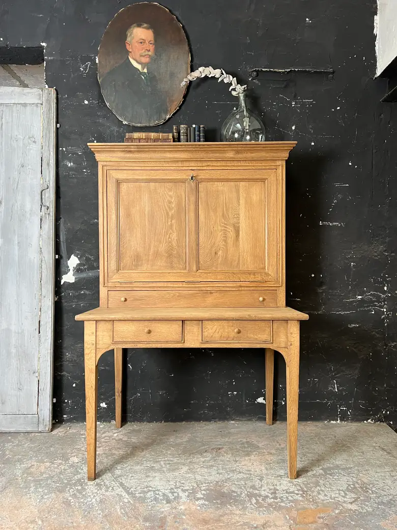 Ancien secrétaire en chêne