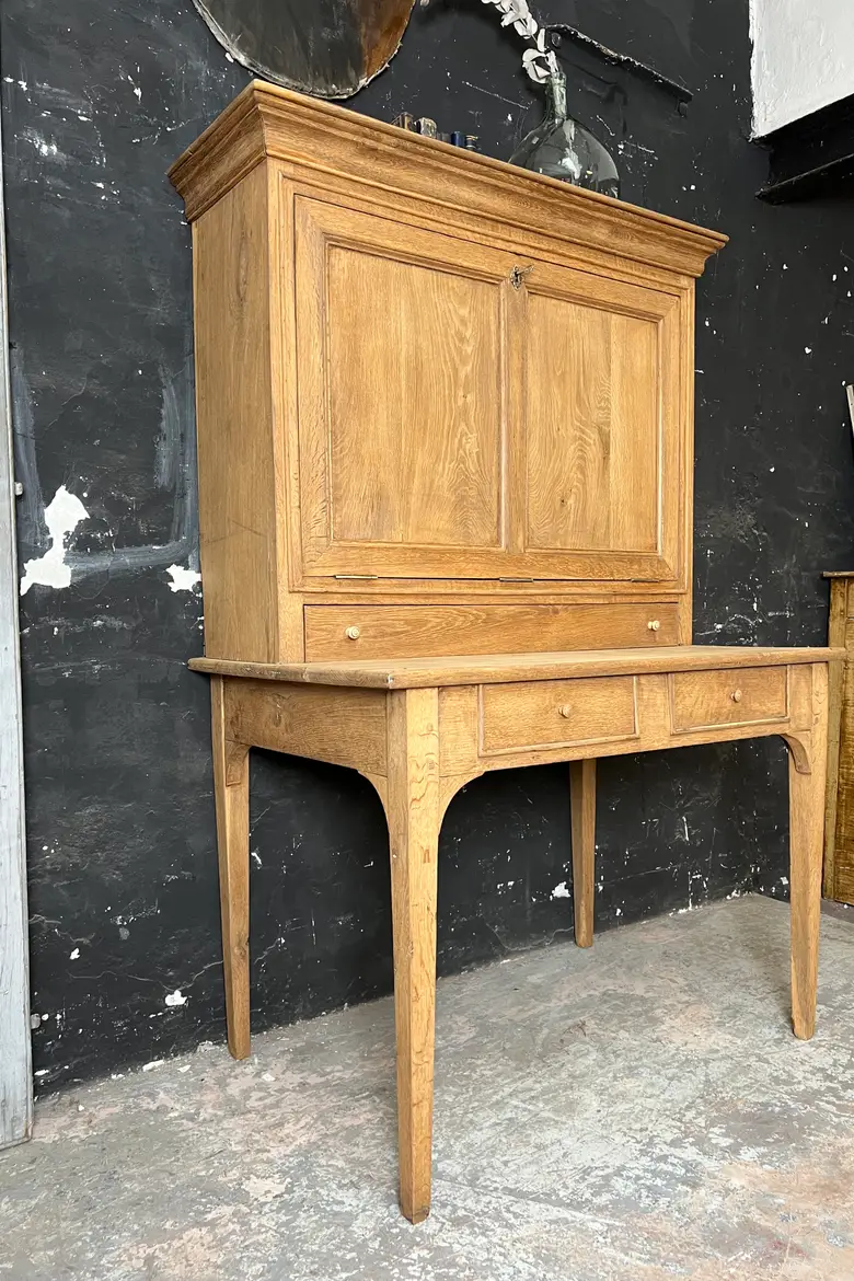 Ancien secrétaire en chêne