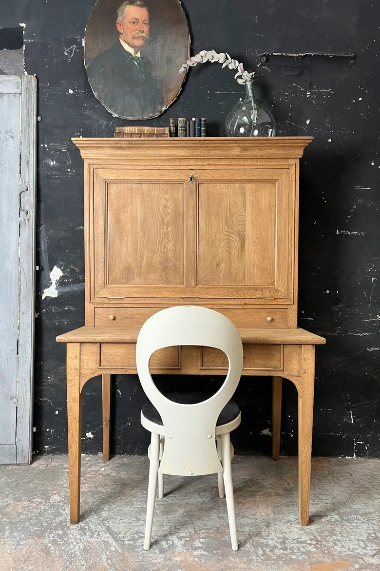 Ancien secrétaire en chêne