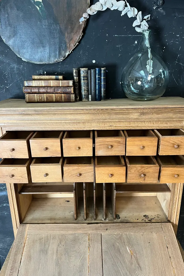 Ancien secrétaire en chêne