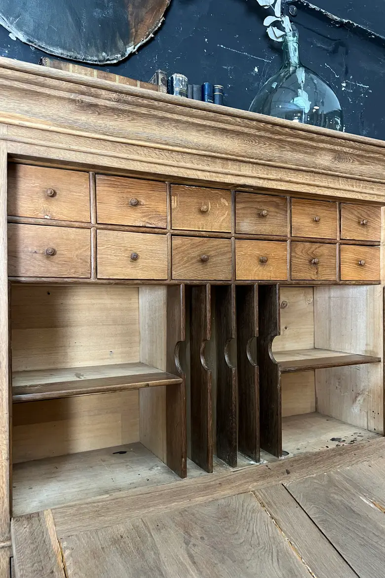 Ancien secrétaire en chêne