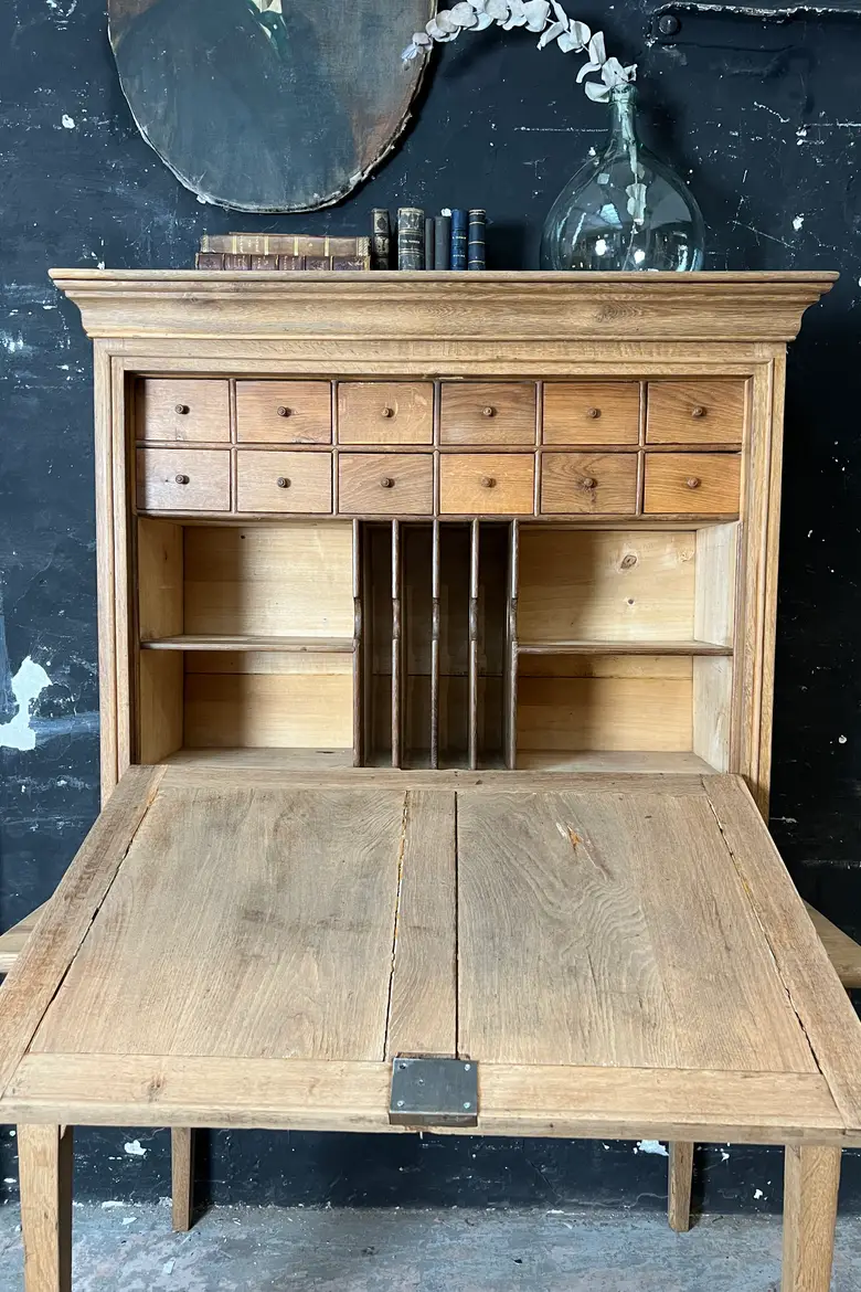 Ancien secrétaire en chêne