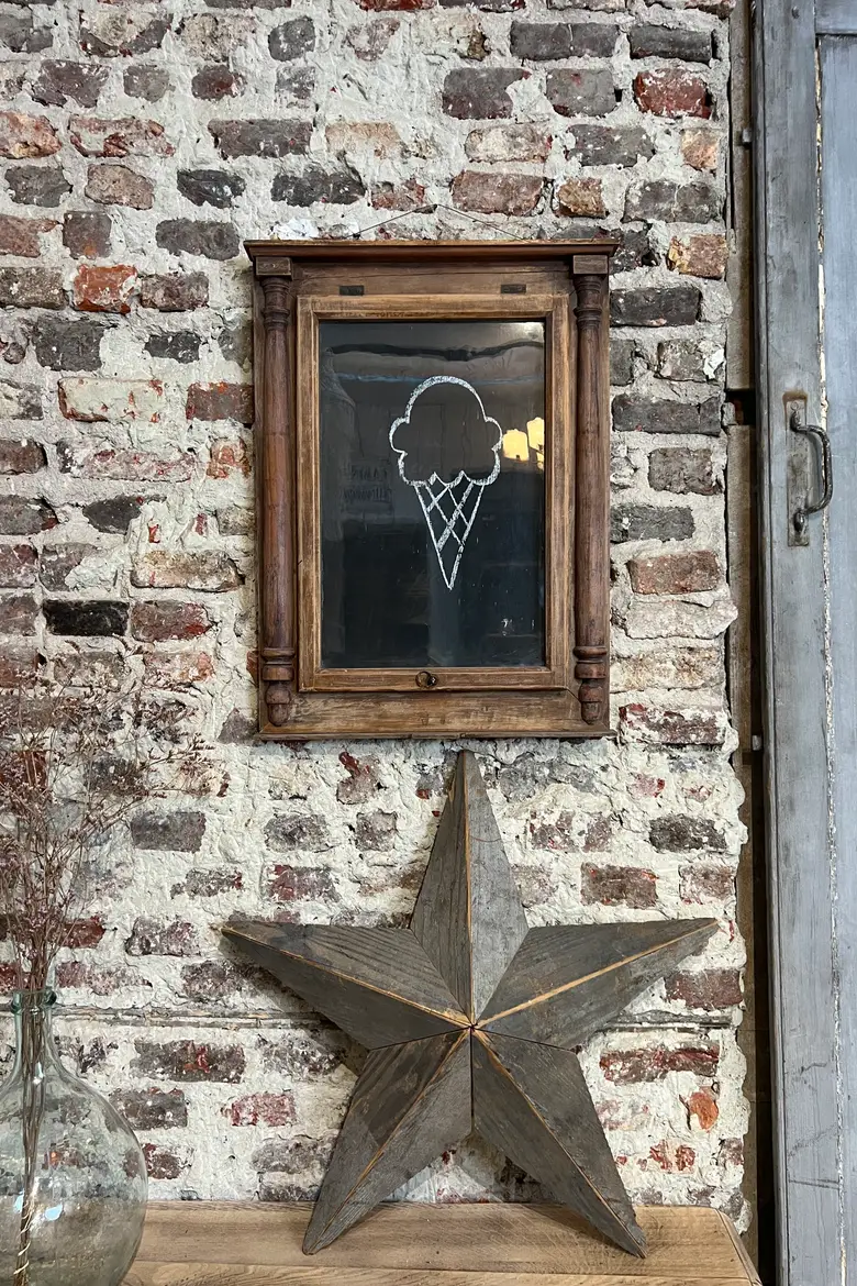 Ancien tableau d’affichage vitré Début XXème