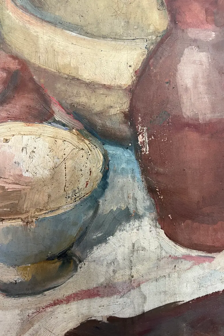 Ancien tableau de nature morte