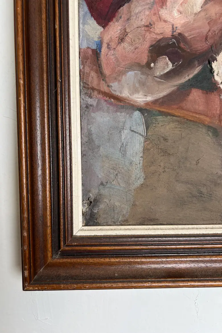 Ancien tableau de nature morte