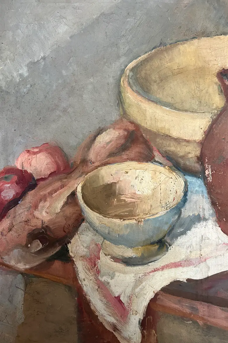 Ancien tableau de nature morte