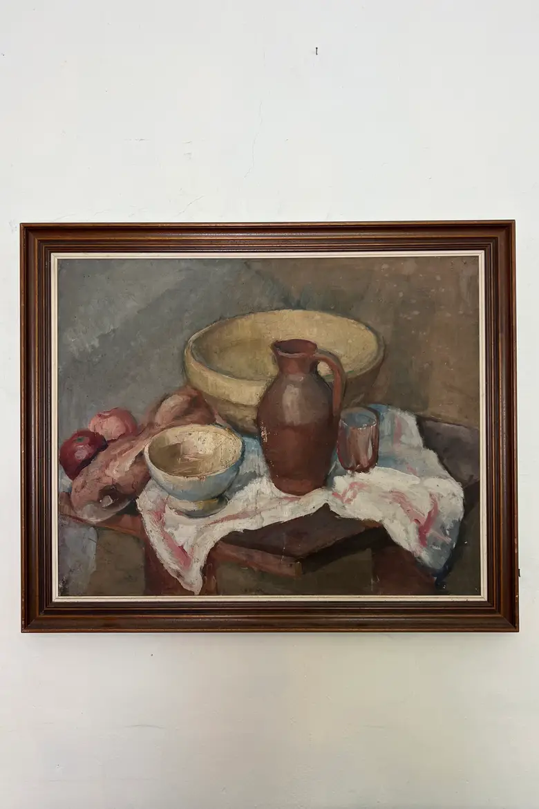 Ancien tableau de nature morte