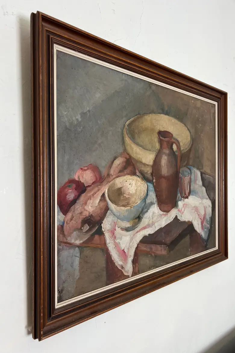 Ancien tableau de nature morte