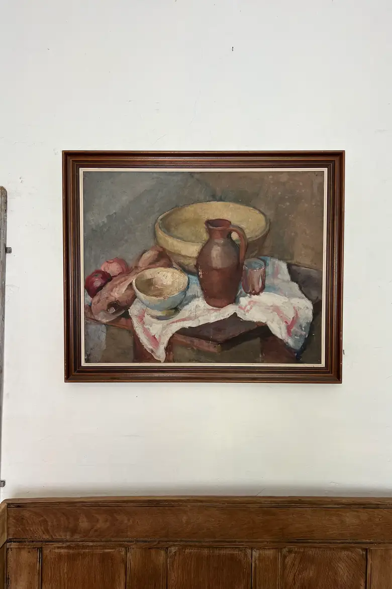 Ancien tableau de nature morte