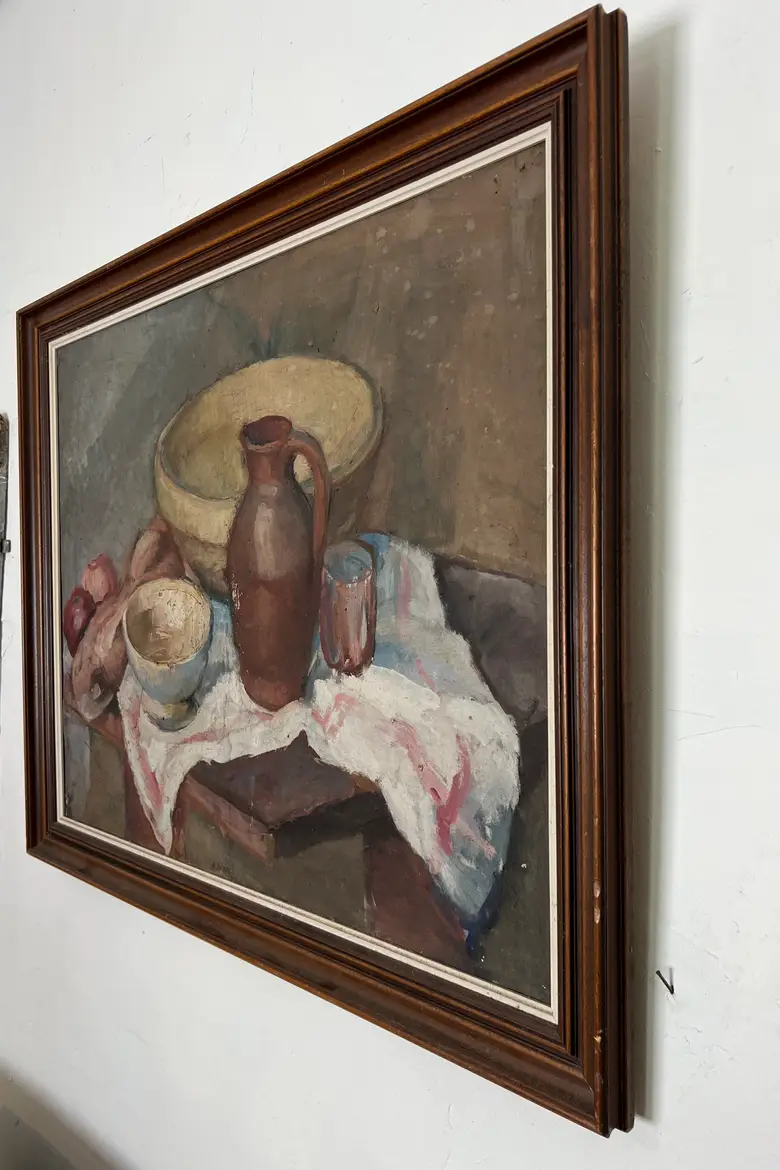 Ancien tableau de nature morte