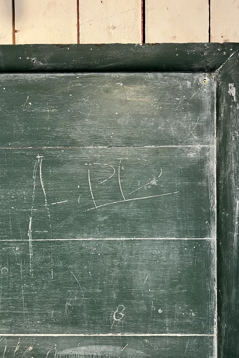 Ancien tableau d’école