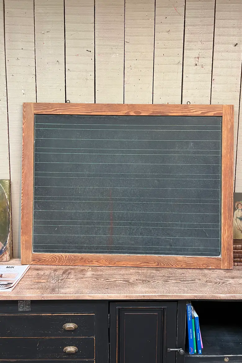 Ancien tableau d’école Années 50
