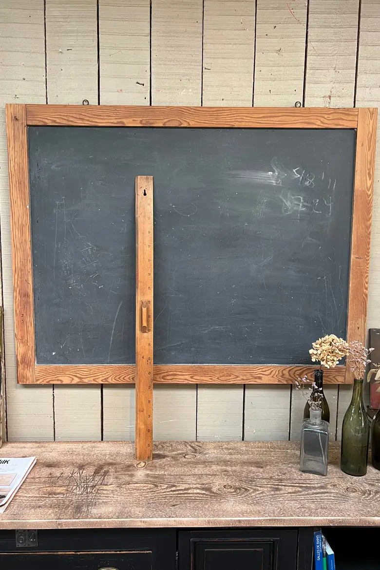 Ancien tableau d’école Années 50