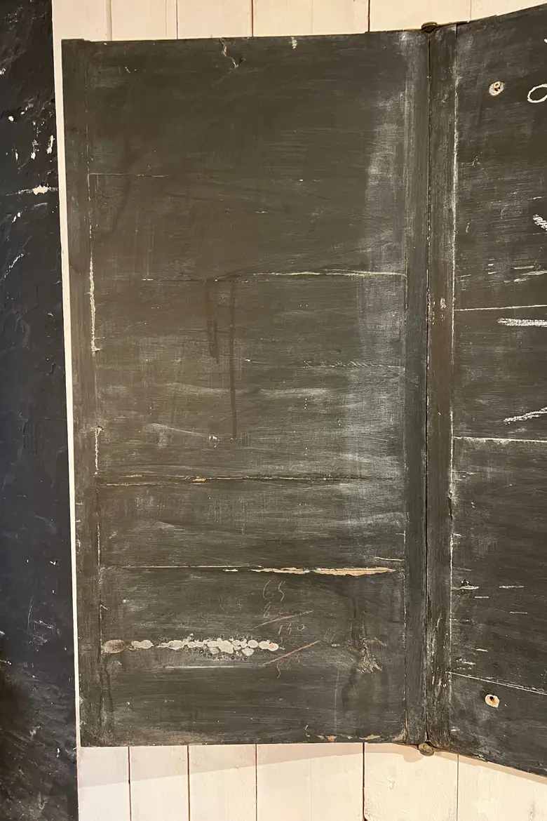Ancien tableau d’école Années 50